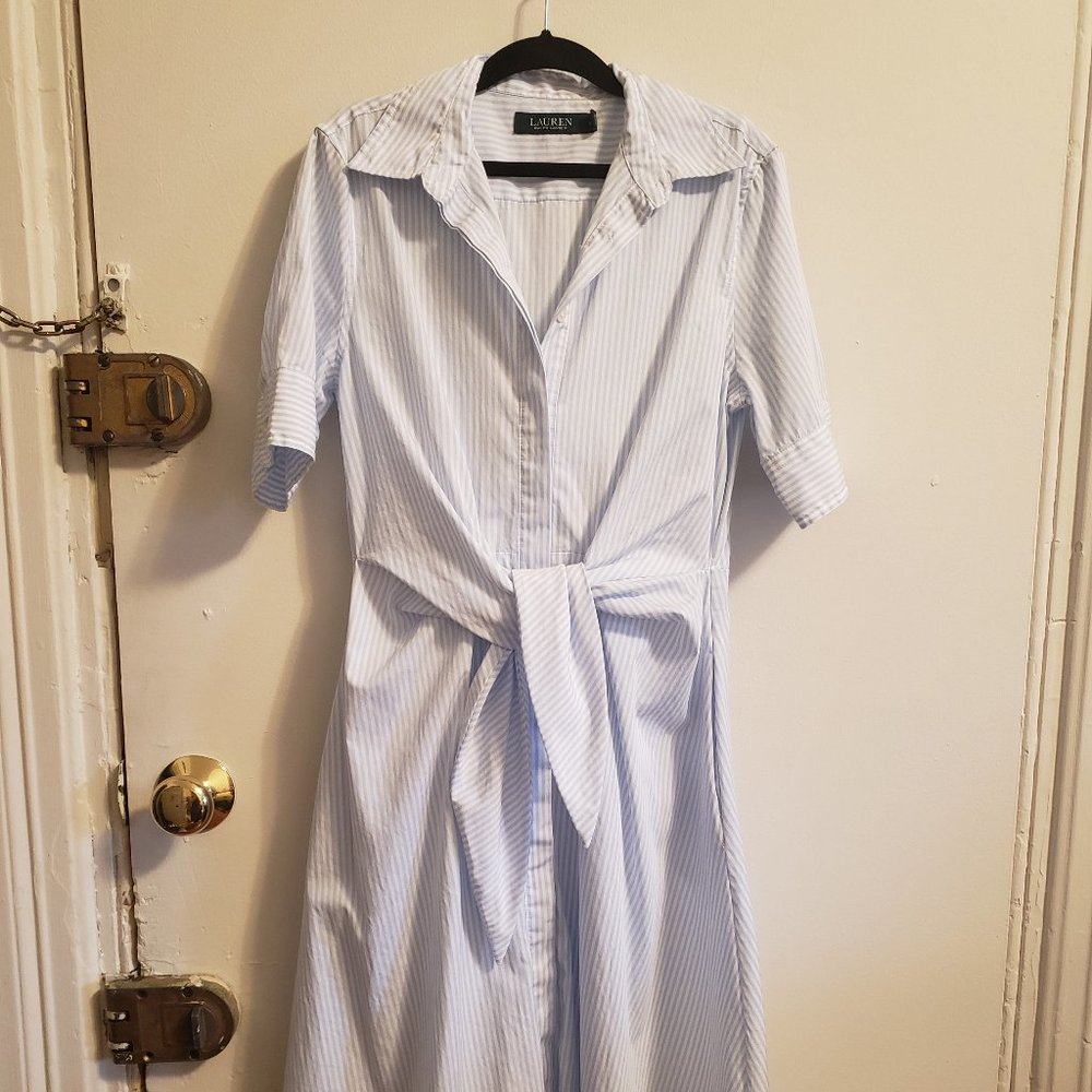 Ralph Lauren tie-waist dress